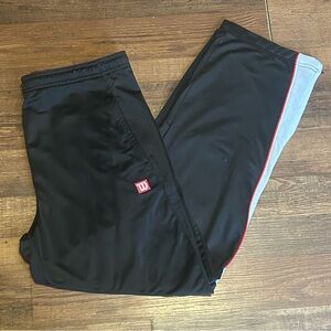 Wilson Adult Black and Gray Joggers - Large